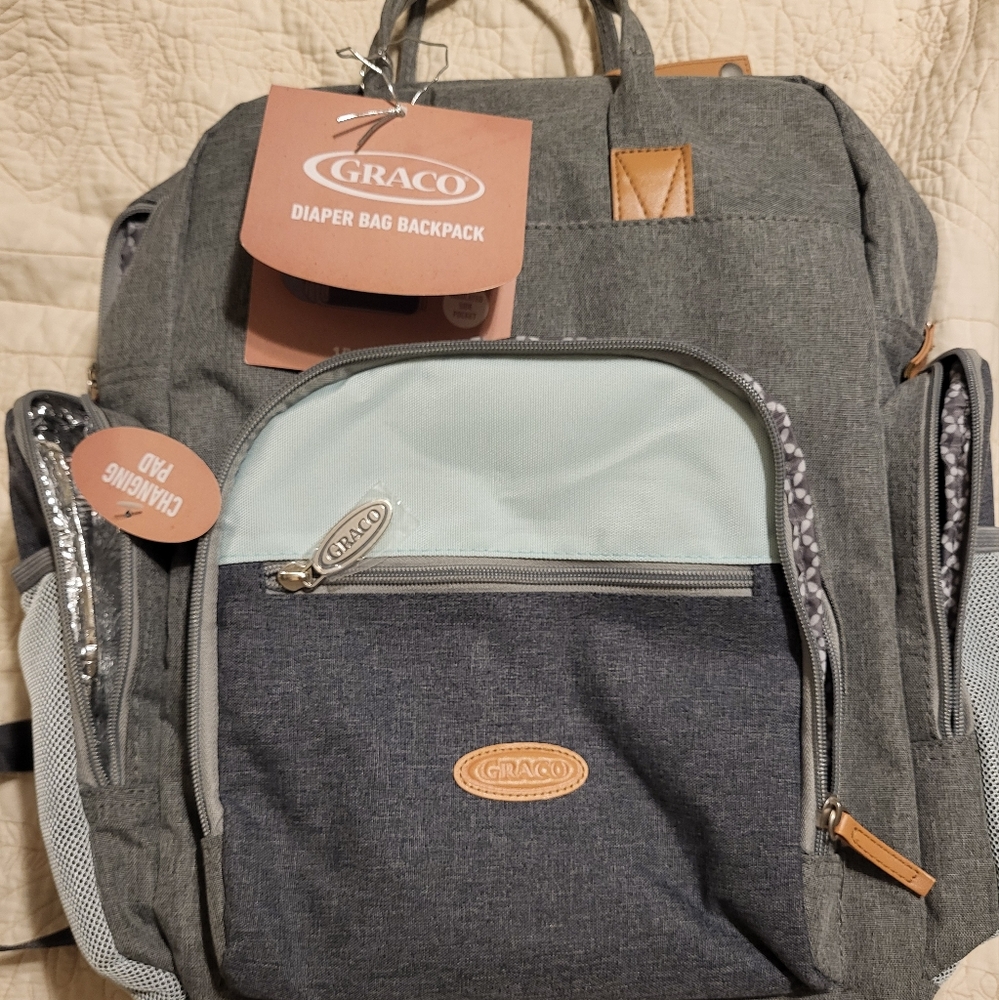 NWT Graco Diaper Bag
